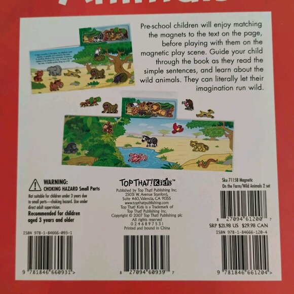 Wild Animals Magnetic Story and Play Scene - Picture 5 of 7